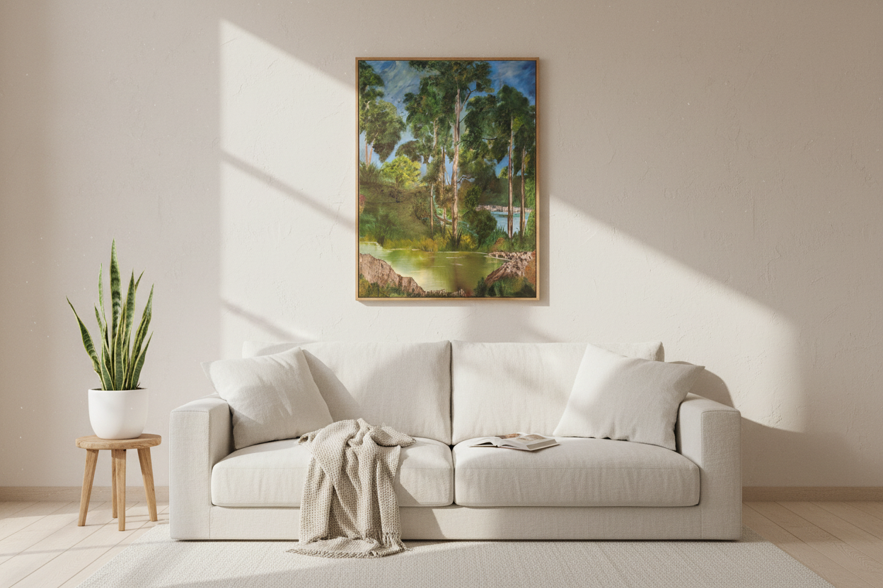 Stillhet in a serene interior setting